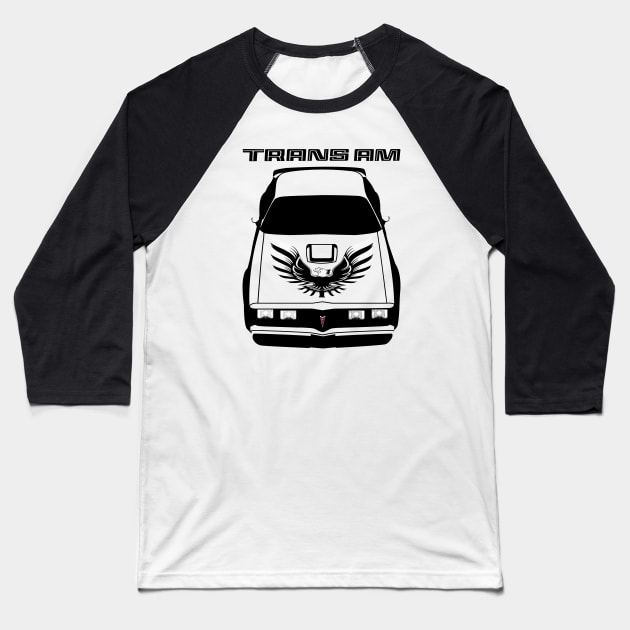 Firebird Trans Am 1979-1981 Hard top Baseball T-Shirt by V8social